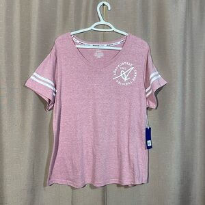 NWT Aeropostale 1X Heathered Pink Short Sleeve Tee